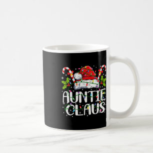 Auntie Claus Christmas Lights Pajama Family Matchi Kaffeetasse
