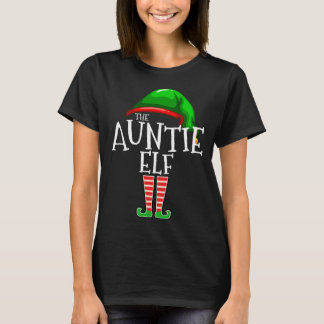 Auntie Elf Group Matching Familie Weihnachtsgesche T-Shirt