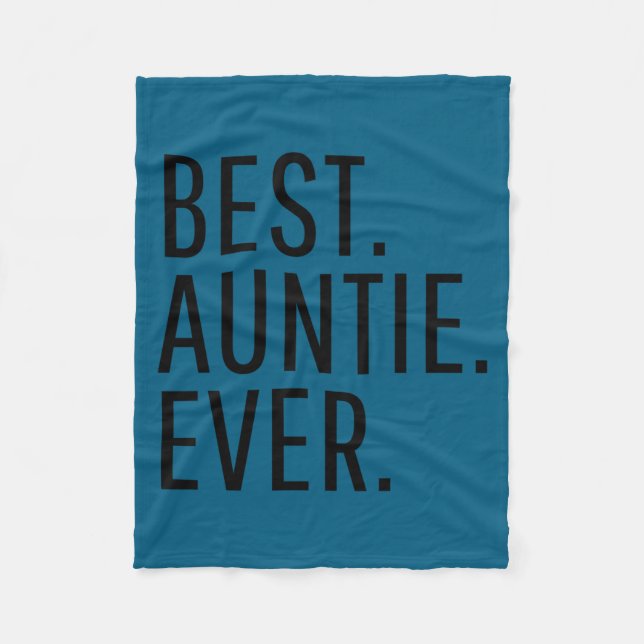 Auntie Ever Funny Auntie  Fleecedecke (Vorderseite)