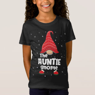Auntie Gnome Familie Matching Weihnachten Funny Ge T-Shirt