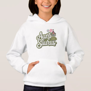 Auntie Saurus Lustiger Dinosaurier Geburtstag Hoodie