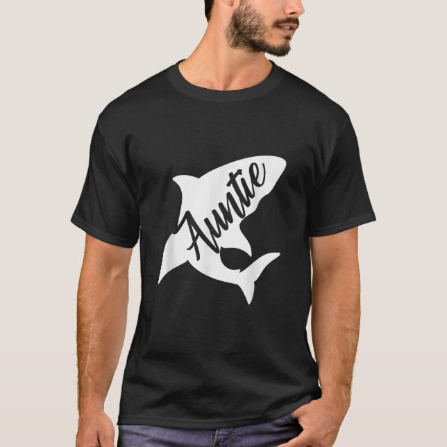 Auntie Shark  Matching Familys Shark  T-Shirt