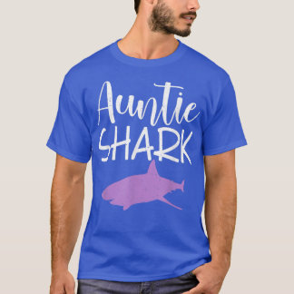 Auntie Shark Sister Family Shark Lover T-Shirt