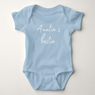 Aunties Bestie Süßes Einfaches Baby Bodysuit Strampler