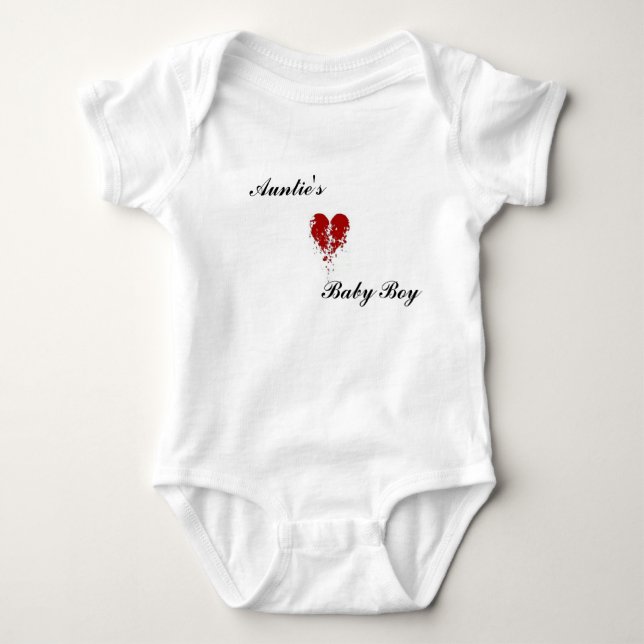 Auntie's Boy onsie Baby Strampler (Vorderseite)
