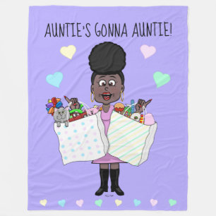 Auntie's Gonna Auntie Fleecedecke