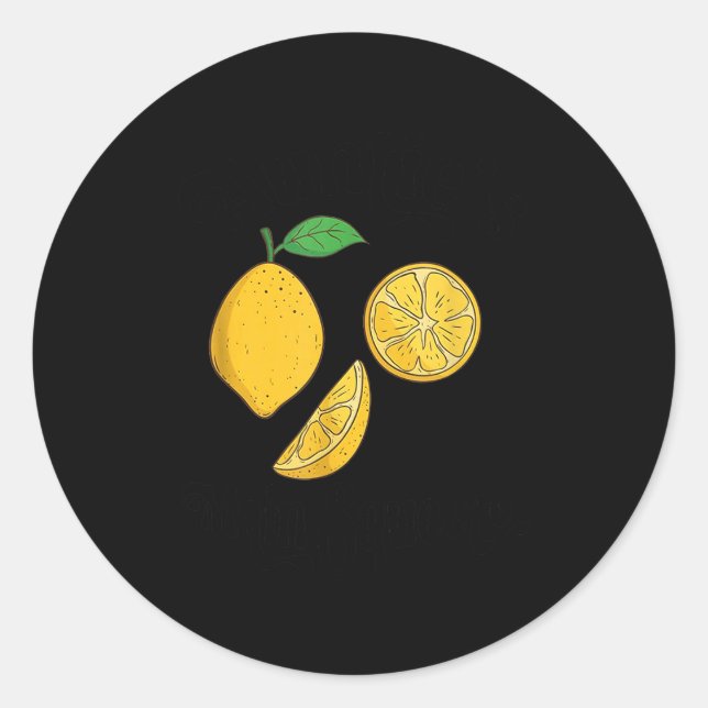 Auntie's Main Squeeze, Funny New Aunt  Runder Aufkleber (Vorderseite)