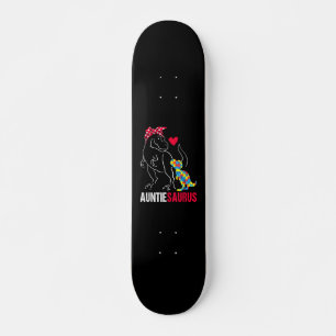 Auntiesaurus Autismus Bewusstsein Skateboard