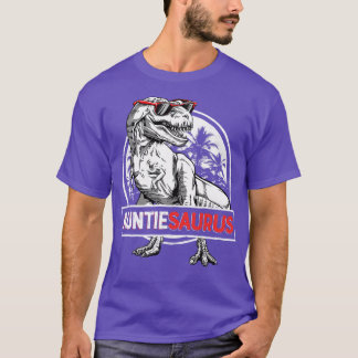 Auntiesaurus T rex Tante Saurus Dinosaurier Frauen T-Shirt