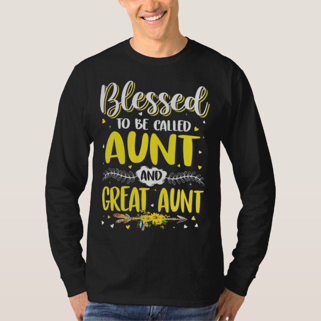 Aunts Great Aunt  Mother s Day From Nephew Niece T-Shirt (Vorderseite)