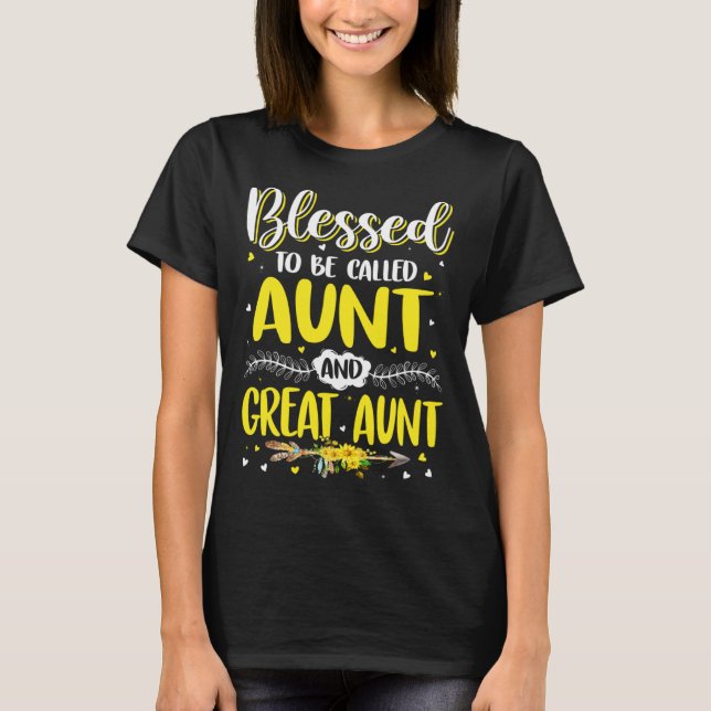 Aunts Great Aunt  Mother s Day From Nephew Niece T-Shirt (Vorderseite)