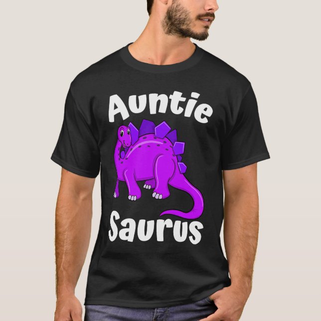 Auntsaurus Aunt Dinosaur  Dino T-Shirt (Vorderseite)