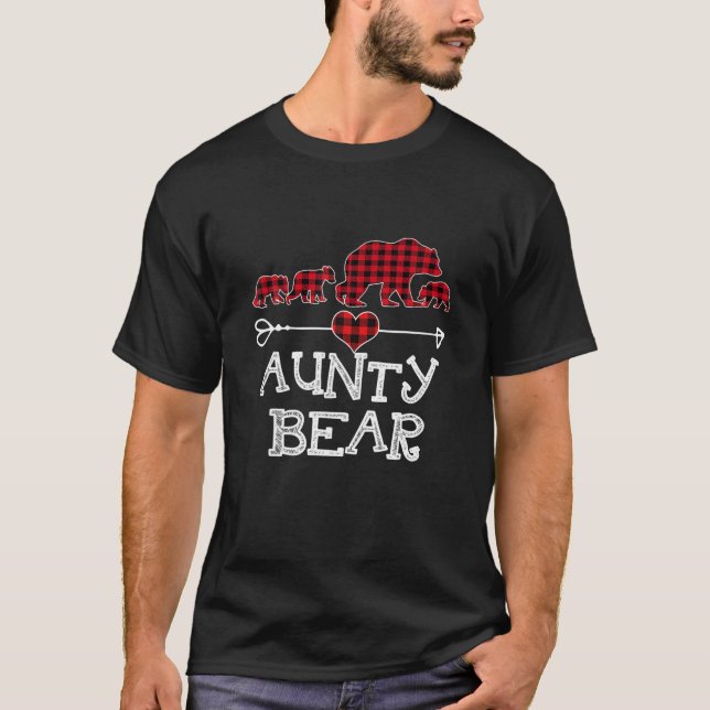 Aunty Bear Weihnachten Weihnachten Weihnachten Paj T-Shirt (Vorderseite)