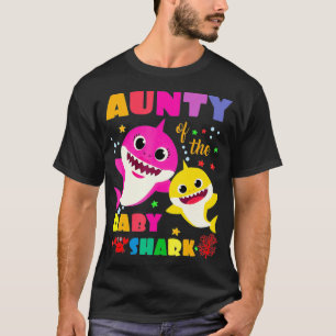 Aunty der Baby Shark Geburtstag Aunty Shark T-Shirt