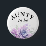Aunty to be - Aquarell Succulents Babydusche<br><div class="desc">Aquarellbilder und Blätter für Babydusche</div>