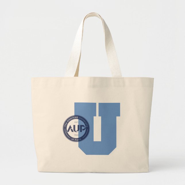 AUP Collegiate Logo Large Totebag Jumbo Stoffbeutel (Vorne)