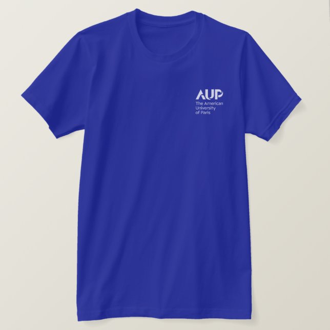 AUP Logo T-Shirt - Blue (Design vorne)
