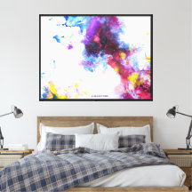 Aura1 ist eine Luxusmarke Stretched Canvas Print