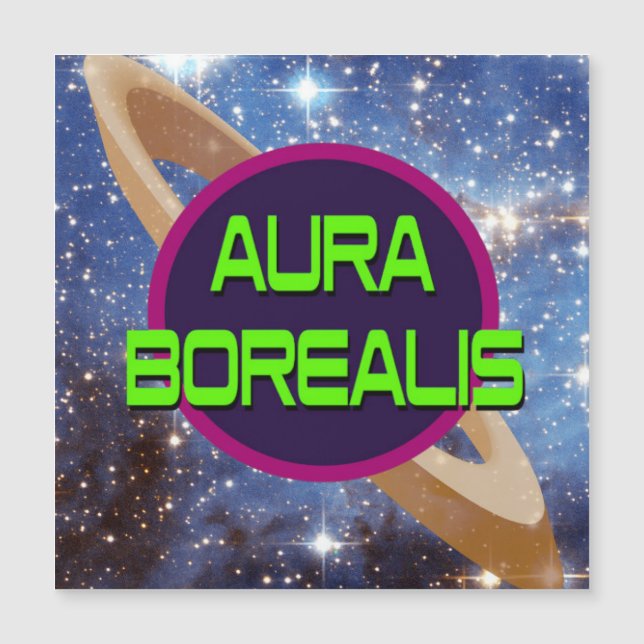 Aura Borealis TV Show Radio Show Magnet (Vorderseite)