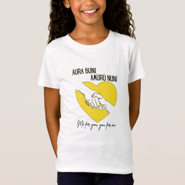 Aura buni Amuru nuni Arawakan Sprache weiß T-Shirt (Vorderseite)