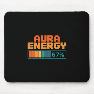 Aura Energie 67% Aura Farming Alpha Slang Gen 67. Mousepad