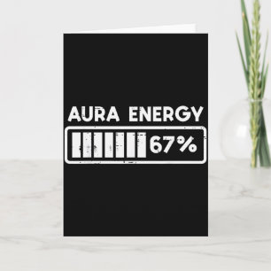 Aura Energie 67 Lustige Zahl 6 7 Meme Kinder Jugen Karte