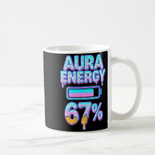 Aura Energie 67 Meme Eiscreme-Tropf 6 7 Lustig Sec Kaffeetasse
