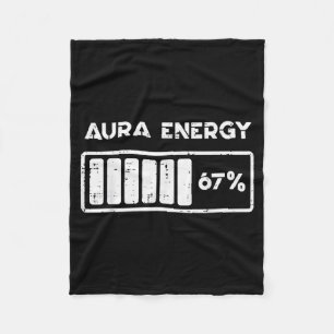 Aura Energie 67 Prozent Lustige Zahl 6 7 Meme Frau Fleecedecke