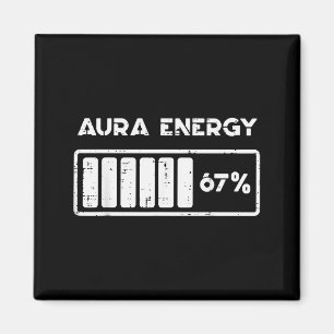 Aura Energie 67 Prozent Lustige Zahl 6 7 Meme Frau Magnet