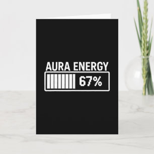 Aura Energie bei 67 Lustig Sechs Sieben Meme Gen A Karte