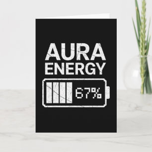 Aura Energie bei 67 Lustig Six Seven Meme Gen Alph Karte
