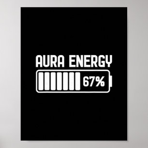 Aura Energie bei 67 Lustig Six Seven Meme Gen Alph Poster