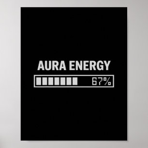 Aura Energie bei 67 Lustiger Six Seven Meme Gen Al Poster
