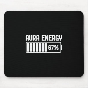 Aura Energie bei 67 Lustiges Six Seven Meme Gen Al Mousepad