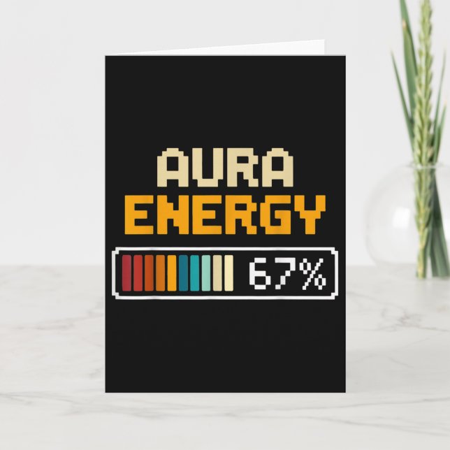 Aura Energy 67 Nummer 67. Sportler Eiscreme Karte (Vorderseite)