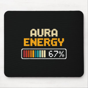 Aura Energy 67 Nummer 67. Sportler Eiscreme Mousepad