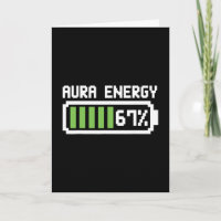 Aura Energy 67 Shirt Lustiges Meme Six Seven 6 7 H
