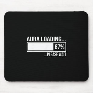 Aura lädt 67 Lustiges Sechs Sieben Gen Alpha Meme Mousepad