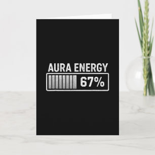 Aura mit 67 Lustiges Sechs Sieben Meme Gen Alpha S Karte