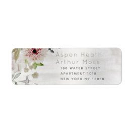 Aura Of Nature Wedding Return Address