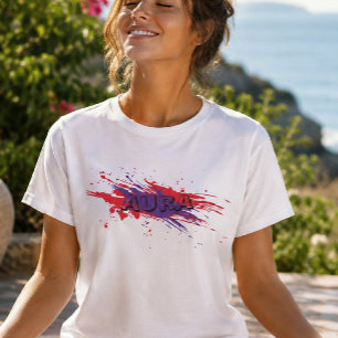 AURA T-Shirt Modernes Gradient-Vibe T-Shirt