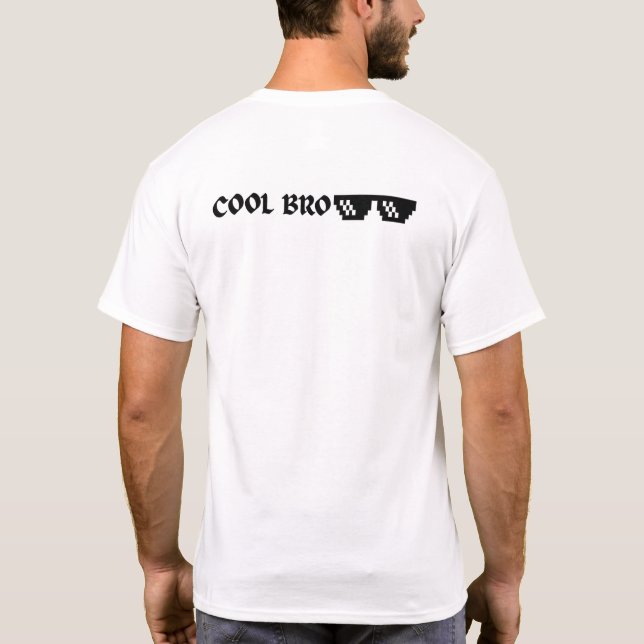 Aura- und Attitüde-Halbarm-T-Shirt im Trend T-Shirt (Rückseite)