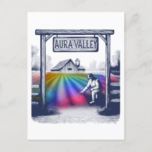Aura Valley Farm Feiertagspostkarte