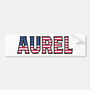 Aurel Name Vorname USA Aufkleber Sticker Auto Autoaufkleber