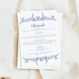 AURELIA Chinoiserie Viktorianische Blumendetails K Einladung