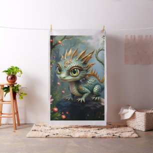 Auren – Kleiner Smaragd-Walddrache Stoff