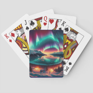 Aureola Borealis in Alaska Spielkarten