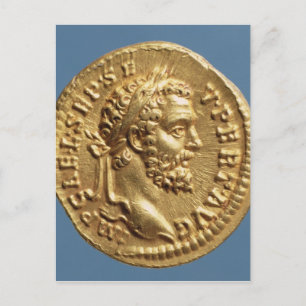 Aureus von Septimius Severus Postkarte