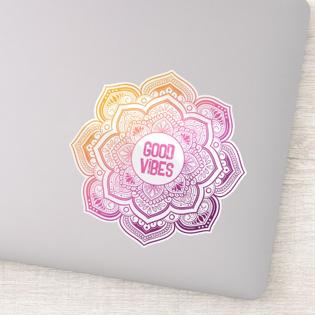 Auri Mandala Custom-Cut Vinyl Sticker (Von Creator hochgeladen)