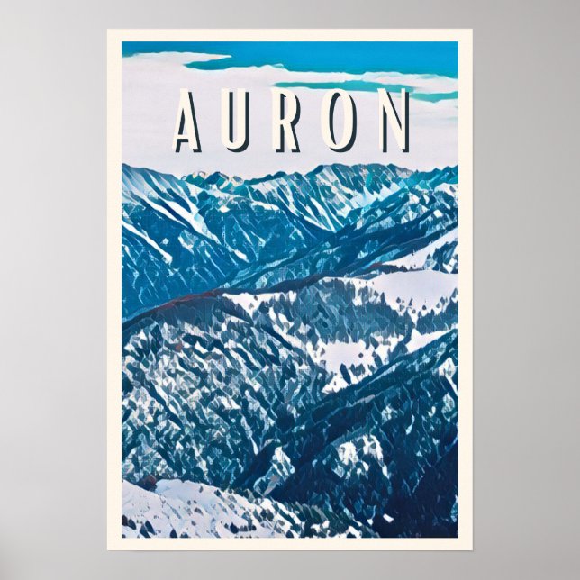 Auron Skistation Poster (Vorne)